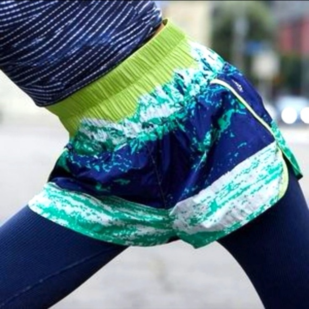 New Free People Movement The Way Home XS Green Blue Swim Bottoms